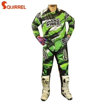 

Motorbike jerseys with pants gear set Motocross Racing team suits trousers ventilation jerseys MX DH Suits Knight Equipment