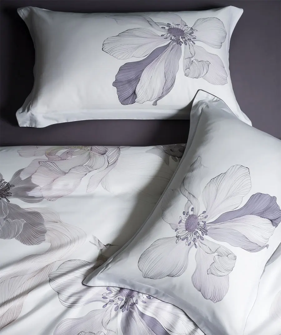 Europe american country bedding set,full queen king cotton purple flower double home textile bedsheet pillow case quilt cover - Цвет: color 01