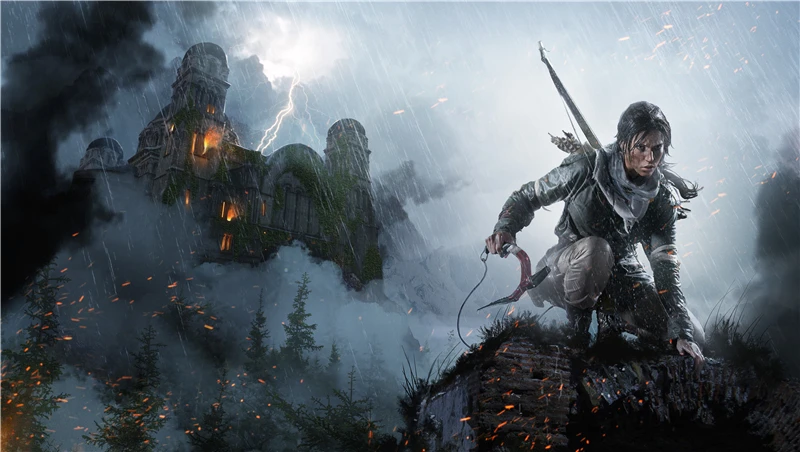 Печать Арт Tomb raider плакат Shadow of the Tomb Raider печать живопись Rise of the tomb raider Печать на холсте lara
