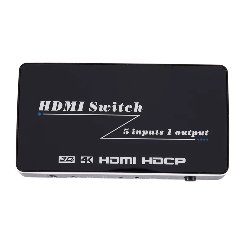4K 60Hz Hdmi 2,0 коммутатор 5 портов 5 в 1 выход 5X1 1080P Hdmi конвертер видео коммутатор для Hdtv Xbox Hdmi переключатель на ТВ