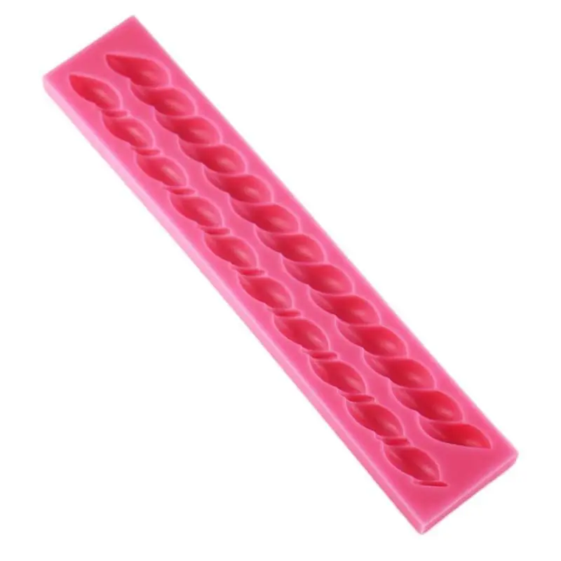 

Twist Rope Silicone Mold Fondant Cake Chocolate Decorating Candle Clay Mould