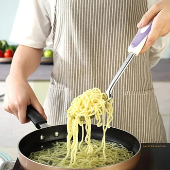 

Stainless Steel Spoons With Long Handle Spaghetti Spoons Pasta Tools For Noodles Kitchen Accessories Gadget