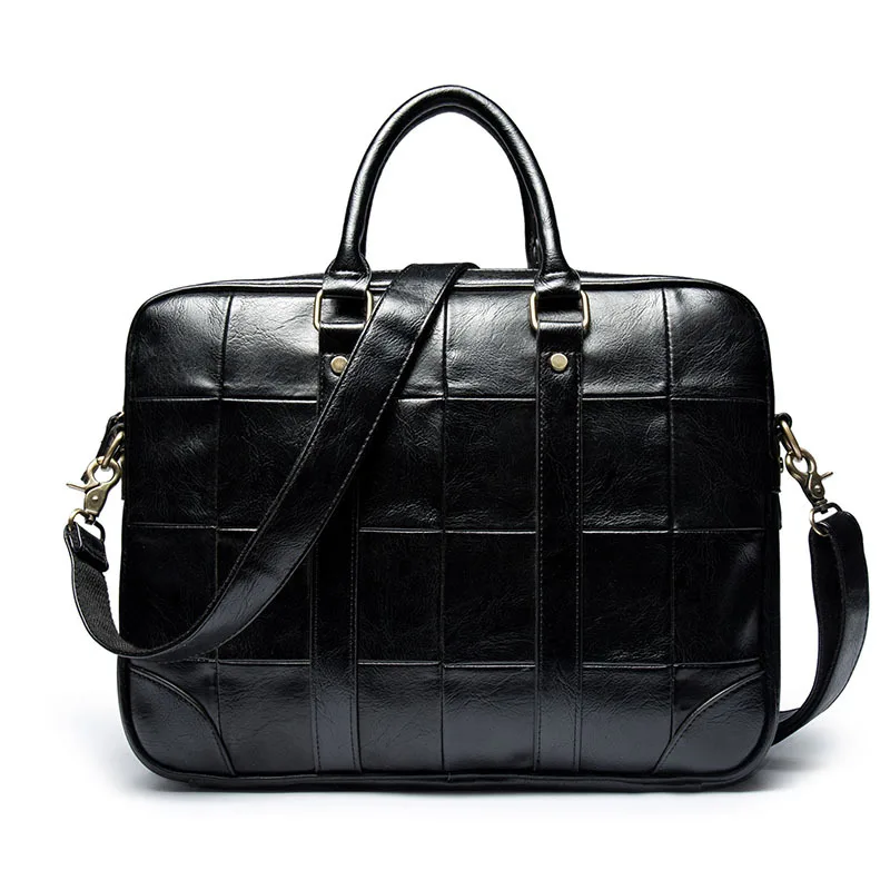

2019 New Style Retro Business Men's Handbag Men Hide Substance Casual England Trend of Fashion Computer Briefcase