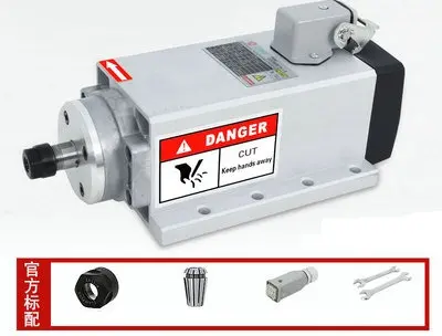 Четырехтактный двигатель с воздушные охлаждением двигатель шпинделя 1,5/2,2/3,5/4,5/5/7,5 кВт двигатель гравировальной машины шпинделя