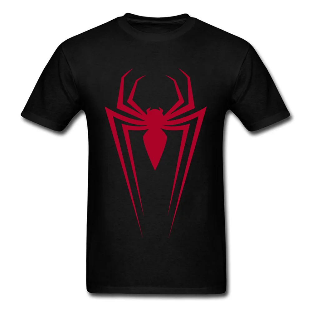 

2019 Discount Spider Man Venom Top T-Shirts Red Crewneck Cotton Tops Shirt Men Tee Shirt Custom Spiderman Tshirt Poisontops Who