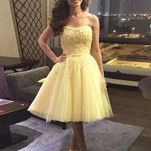 ТРАПЕЦИЕВИДНОЕ/принцесса без рукавов Милая Аппликация Тюль Короткие/Мини-платья