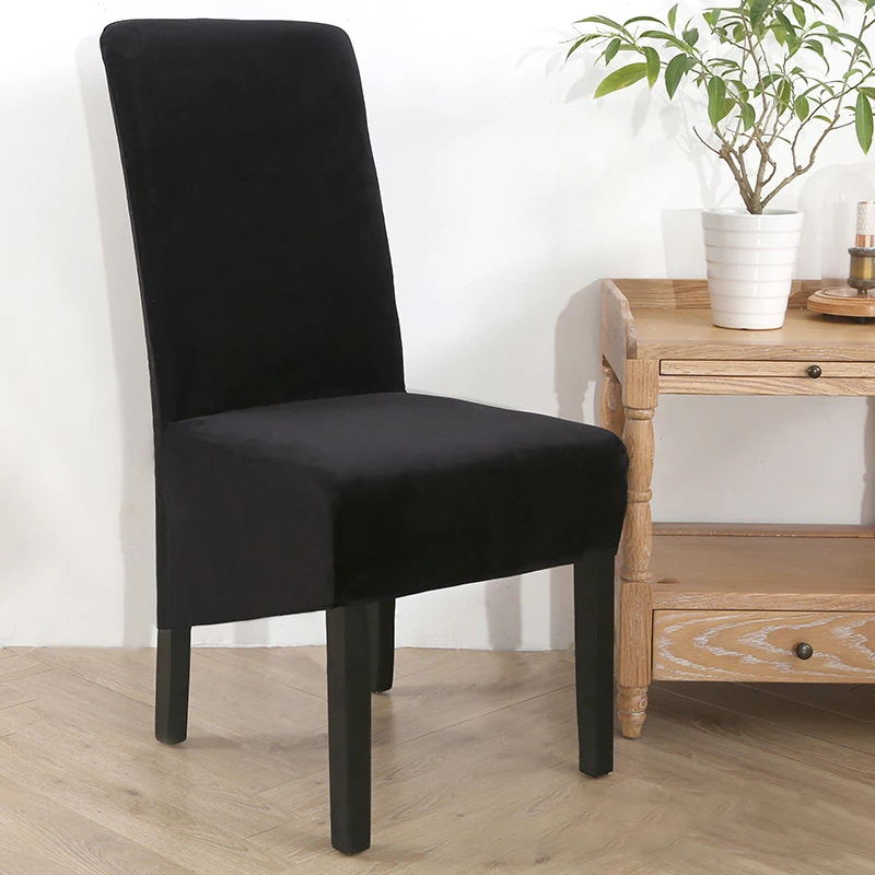 Эластичный чехол для стула, полное покрытие, растягивающееся обеденное сиденье для отеля, свадьбы, полиэстер, протектор стола, дивана, льняное украшение