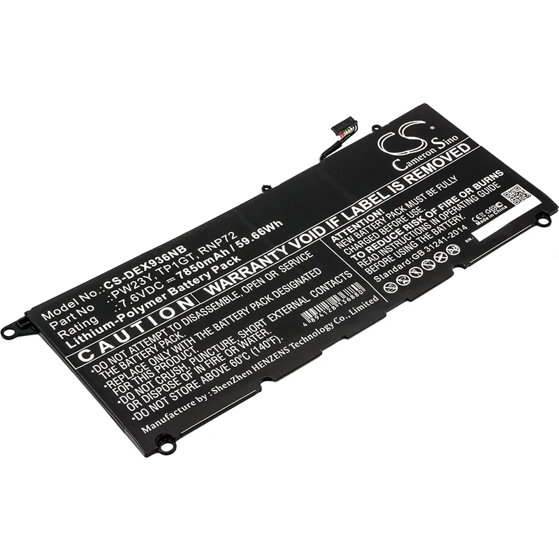 Обновленная батарея Cameron Sino для DELL XPS 13 9360 D1605G|Аккумуляторы мобильных телефонов| |