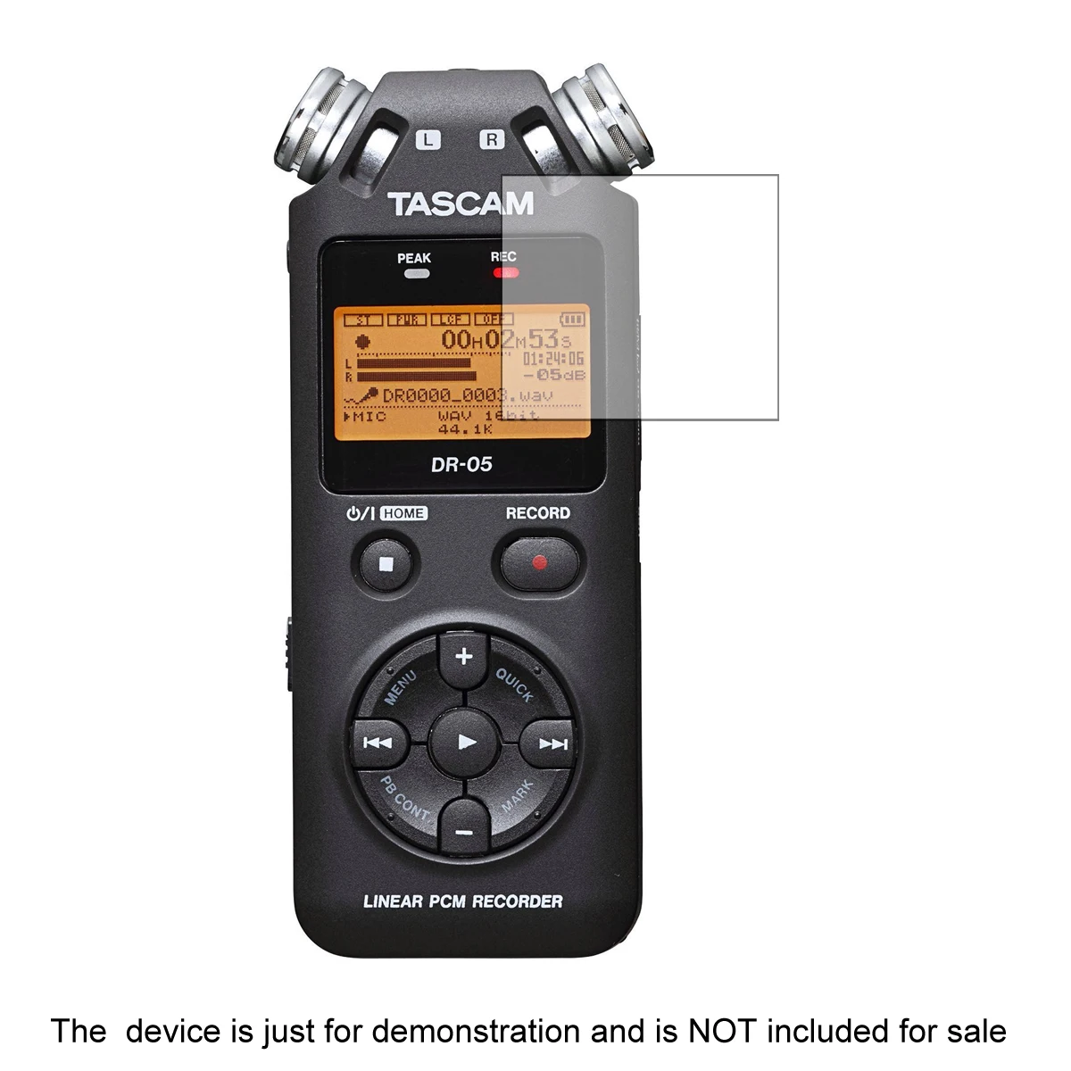 2 * Clear Lcd Protezione Dello Schermo Schermo Pellicola Per Tascam Dr-05 Recorder Accessori