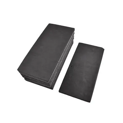 

10 Pcs Rectangle Adhesive Foam Replacement Sander Back Pad Mat Black