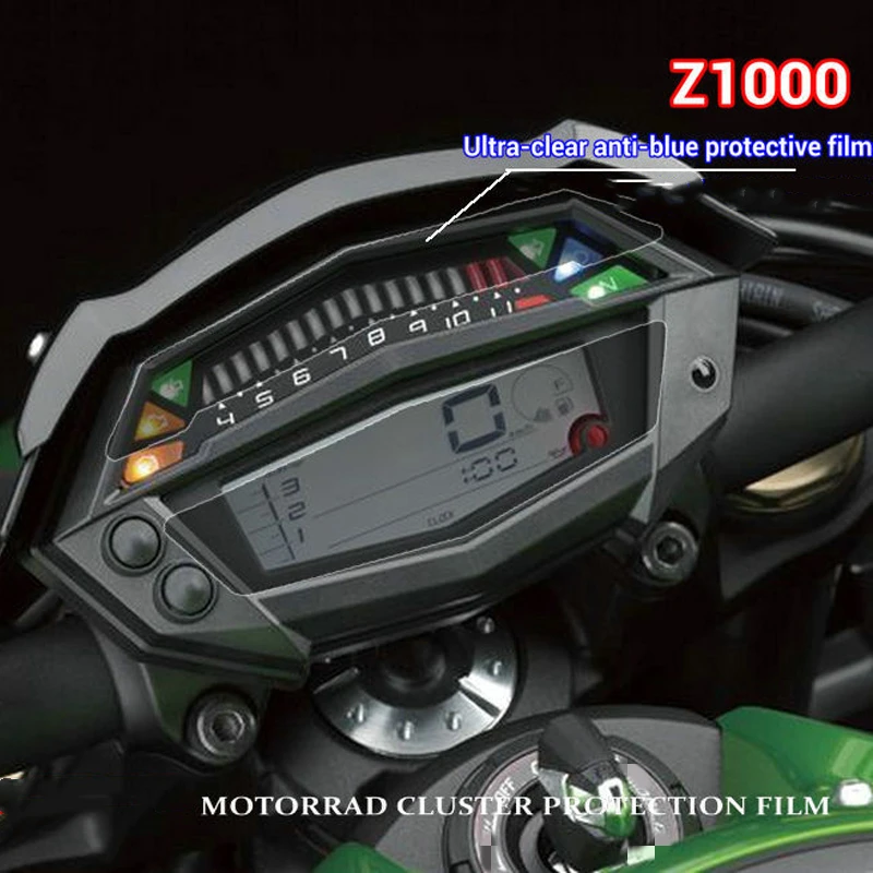 

Fit For Kawasaki Z1000 Motorcycle Instrument Protective Film Blue Light Wear-Resistant Anti-Ultraviolet Explosion-Proof Film