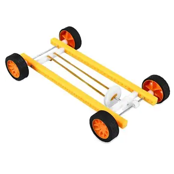 

Classic DIY Assembled Materials Kit Practical Car DIY Material Car Children Toy Science Experiment Set Assembled Learning Toy