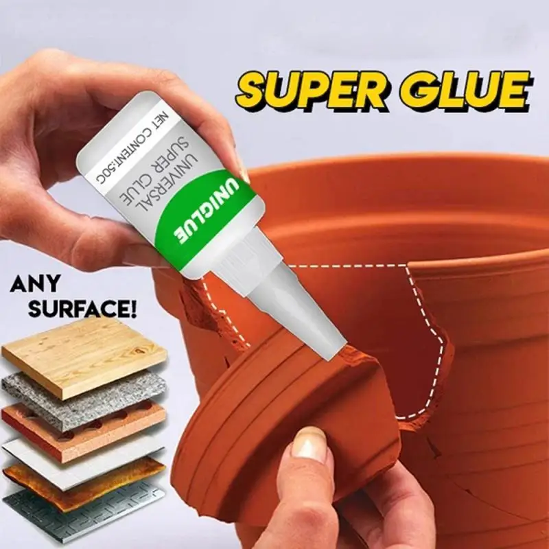 

1PC Super Strong Liquid Glue Waterproof Universal Super Glue Strong plastic glue solvent-free 30ML