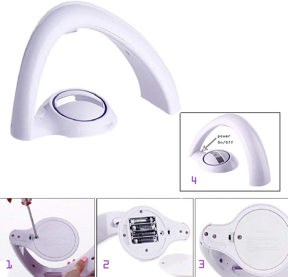  Rainbow Projector Night Light 2 Mode Portable 5LED Color Lamp Magic Romantic Lights for Children Ta - 32920875846