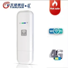 TIANJIE – Mini Modem WiFi 4G LTE Portable, avec port carte Nano SIM, point d'accès de poche, LDW931
