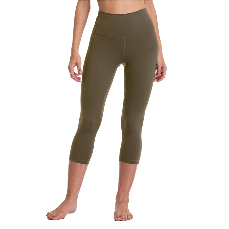 Бесшовный бюстгальтер для йоги Леггинсы спортивные обтягивающие женские леггинсы для фитнеса эластичные, высокая посадка, пуш-ап, йога спортивне штаны колготки внутренний карман - Цвет: StyleA-Green