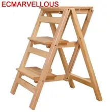 Крытый Echelle Pliante Кухня Taburete Cocina складной Escalera Plegable деревянный стул Escabeau Merdiven табурет-стремянка