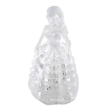 

Toys Colorful Gradient Princess Acrylic Crystal Night Light Doll Gift