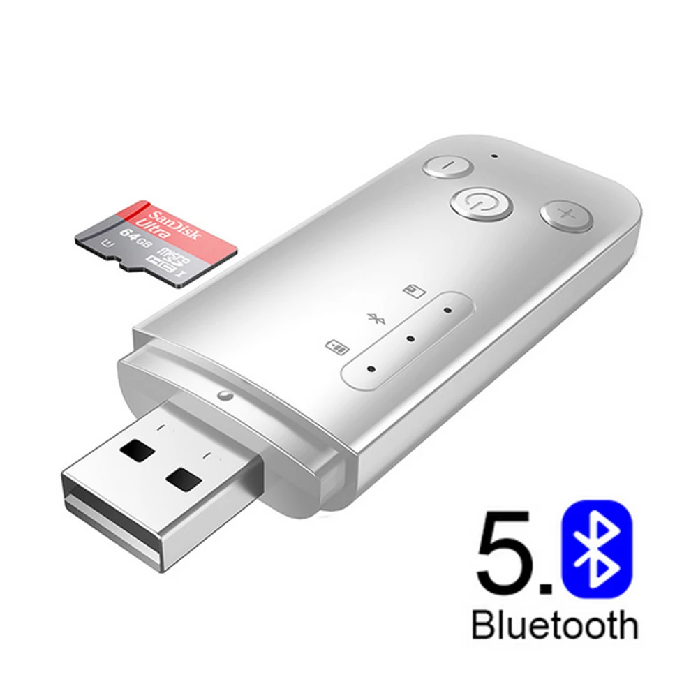 Автомобильный Bluetooth адаптер JINSERTA 5 0 USB 3 мм|FM-трансмиттеры| |