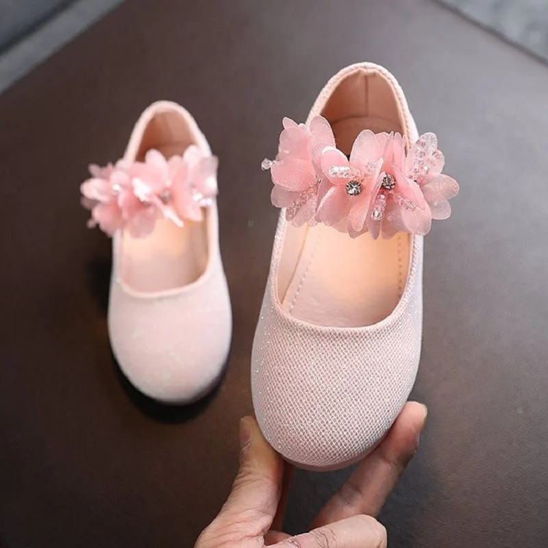 child shoes girl Spring Autumn Children Girls Princess Fashion Flower PU Leather Shoes For Baby children's shoes for sale