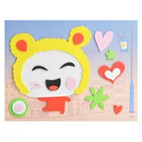 Черная Девушка taobao детей 3D наклейки головоломки Материал коробки DIY ручной работы Классическая серия