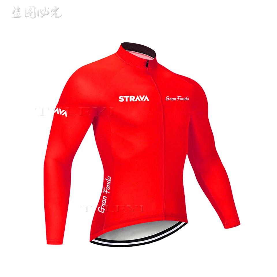 3 STRAVA Высокое качество Велоспорт Джерси с длинным рукавом MTB велосипедная одежда Велоспорт Горный велосипед спортивная одежда для велоспорта - Цвет: 3
