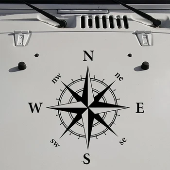 

Accessories ​Car Sticker Truck Auto Compass Pattern Waterproof 50x50CM
