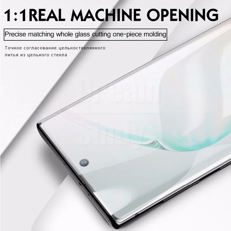 20D изогнутое закаленное стекло для samsung Galaxy Note 10 Pro 8 9 S8 S9 S10 PLus S10E Lite Полное покрытие экрана Защитная пленка