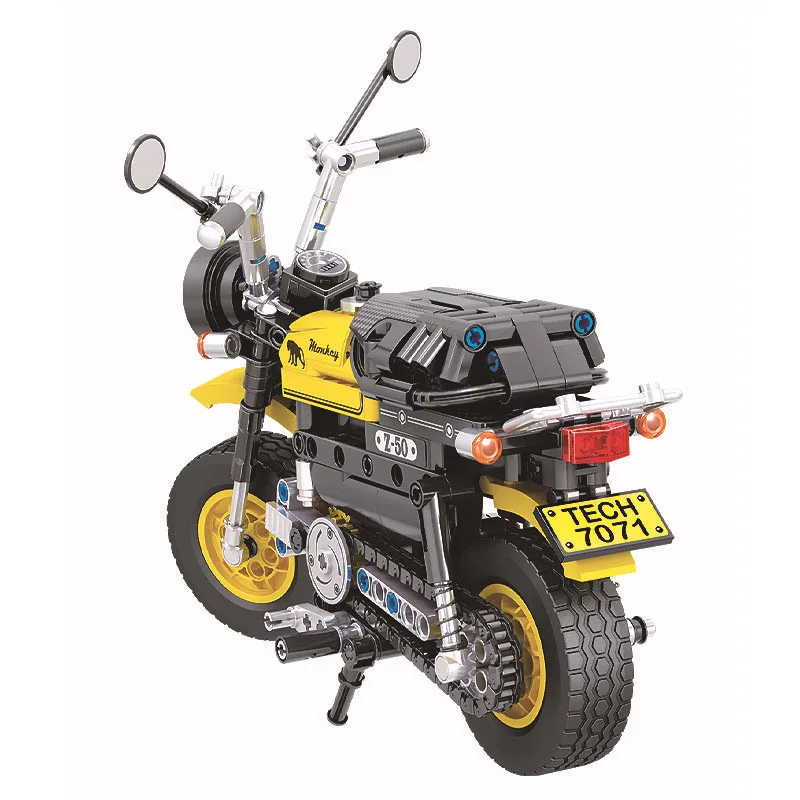 Billige 7071 402 stücke Legoinglys Technik Mini Motorrad Motorrad baustein diy Ziegel Modell Bricks Intelligente Spielzeug für Kinder