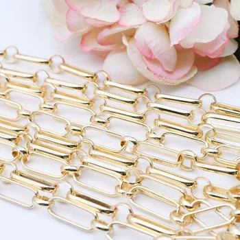 

40'' New style Golden plated Paved Necklace Pendant Chain Jewelry Connector DIY Fine Jewellery Making