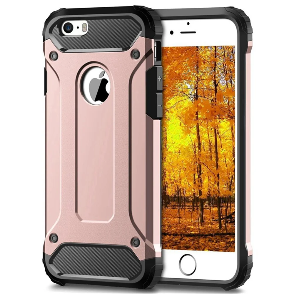 Rugged Layer Armor Cover Coque Funda For iPhone 12 Mini 11 Pro XS Max XR X 5S 5 SE 2020 6 6S 7 8 Plus Heavy Duty Shockproof Case