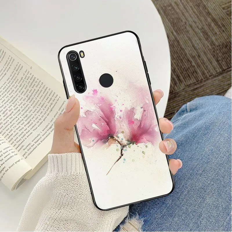 Watercolor flower Dandelion Lotus Lavender