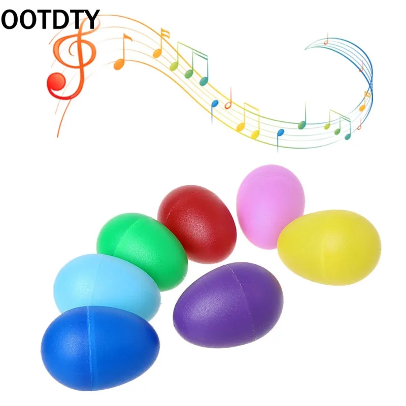 OOTDTY пластиковые песочные яйца Ударные музыкальные инструменты Ранние