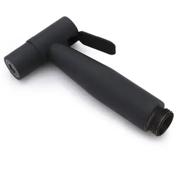 

New Nozzle Shower Black Toilet Bidet Hand Sprayer Shower Head Stainless Steel Hygienic Shut Off Sprayer Accessories For Bathroom