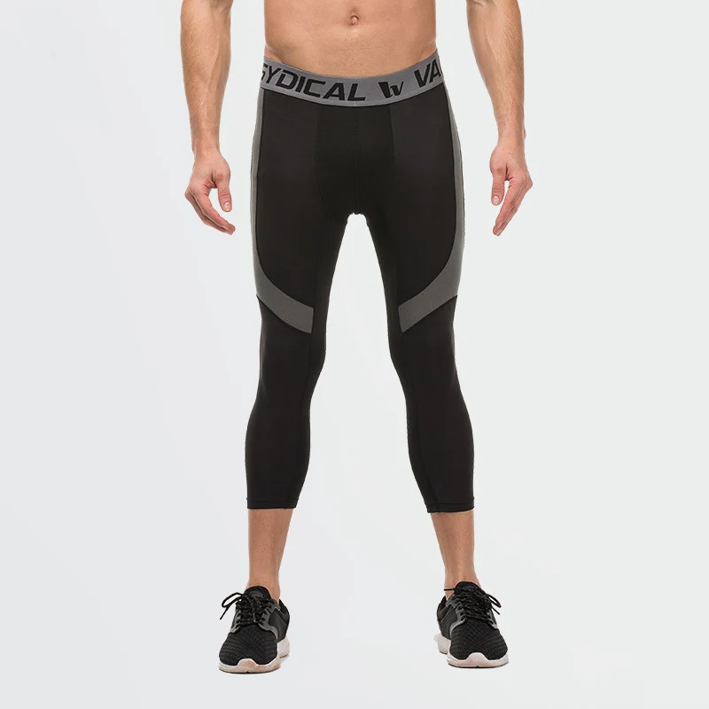

Men Compression Pants Sports Joggers Running Athlete Tights Basketball Fitness Gym Skinny Leggings Exercise Calf Pants G813