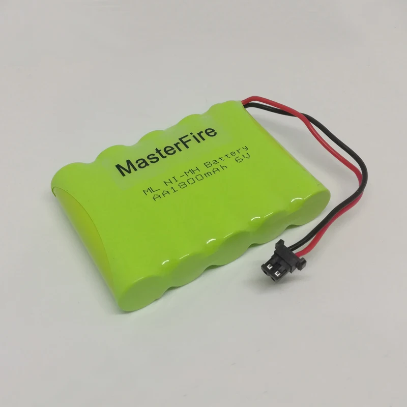 MasterFire 5 упак./лот 6V 1800 мА/ч, 5x AA металл-гидридных или никель RC Перезаряжаемые Батарея батарейный блок для Вертолет робот автомобиль игрушки с вилкой