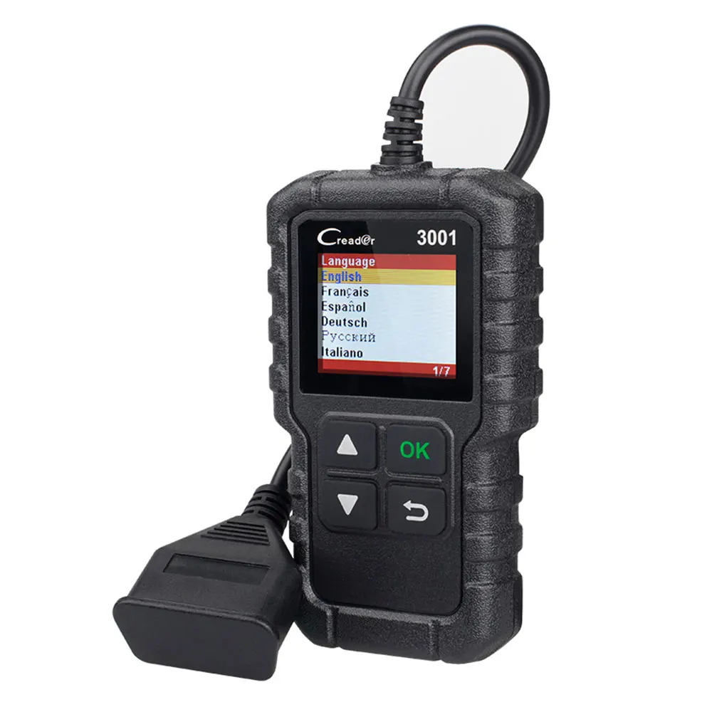 Vehemo OBD2 Car Car Code Reader Reset Car Fault Scanner Universal OBD2 Scanner Scan Tool Creader Diagnostic for Launch