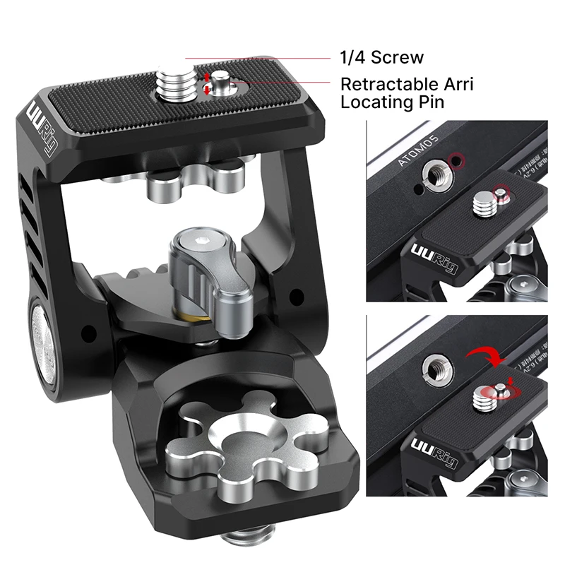 UURig R058 подставка для монитора с шаровой головкой Feelworld S55 F6 PLUS FW759 FW568 FW572 FW279 LUT7 Bestview
