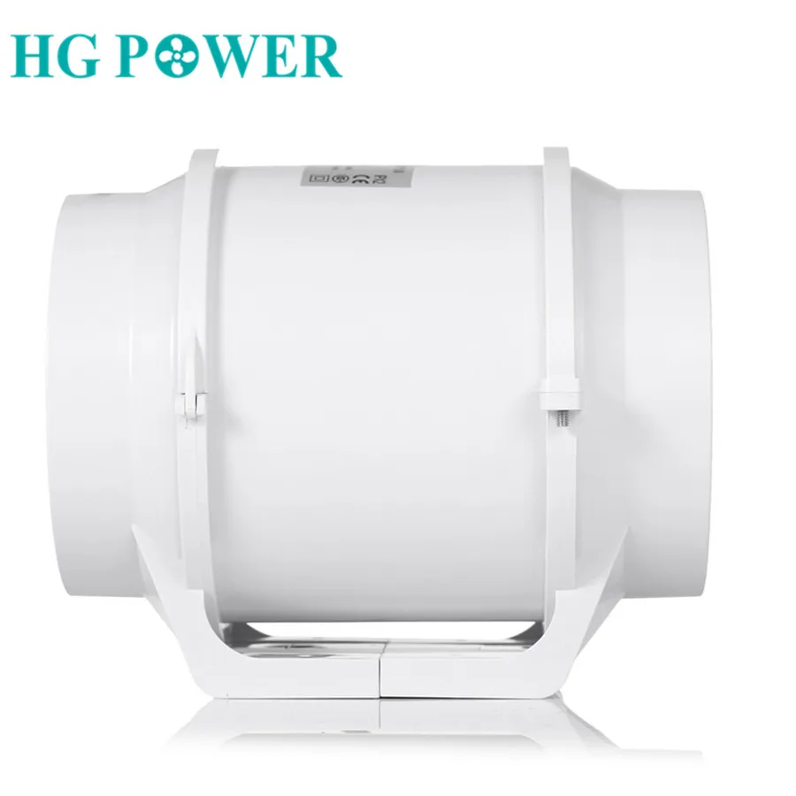 3" 75mm Inline Duct Fan Hydroponic Bathroom Extractor Booster Ventilation Blower Exhaust Fan Apply for Grow Tent Plant Growing