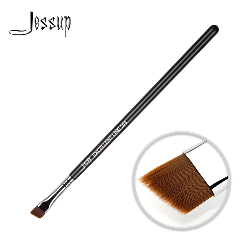 Jessup Precise Eye Liner Professional Makeup Brush Black/Silver