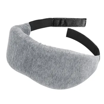 

Cover Travel Ultra-Soft Bedtime Thick Eye Mask Light Adjustable Strap Magic Sticker Sleep