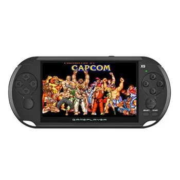 

128 bit 5" 1" Handheld Portable PSP Game Console Dual Joystick 8GB preloaded 1000 free games support TV Out video game machine