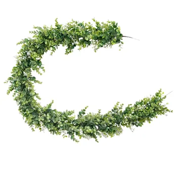 

Artificial Vines Faux Eucalyptus Garland, Fake Greenery Hanging Plant Artificial Eucalyptus 150cm
