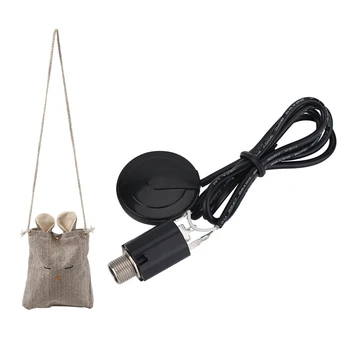 

1 Pcs Acoustic Guitar Pickup Piezo Transducer for Guitar Violin Ukulele Mandolin & 1 Pcs Korea Style Lady Rabbit Ear Cute Women