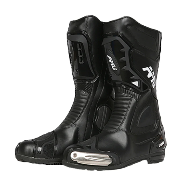

Motorcycle stainless steel slider knee Boots waterproof motorbike Racing tooling Boots Men Military Force Tactical Work shoes