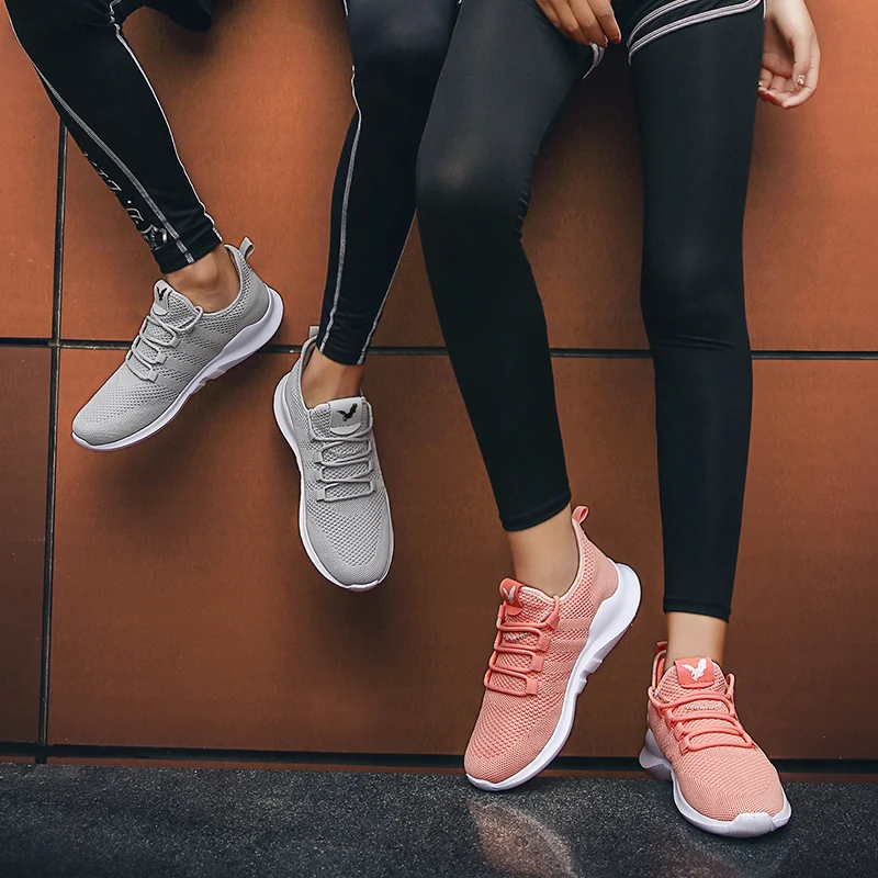 Женская обувь для бега, легкие кроссовки для мужчин, уличная спортивная обувь для пар, сетчатая дышащая Спортивная обувь для ходьбы и бега