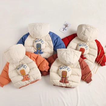 

HIPAC Boy Girl Winter Jacket Coat Toddler Kids Clothes for Girls Boys Children Down Coats Infant Snow Warm Hooded Clothing