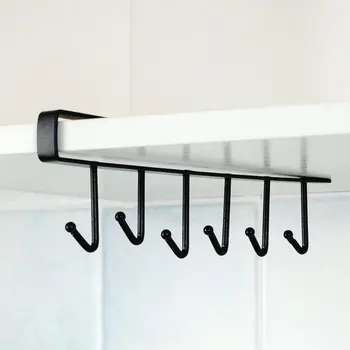 

Multifunction Kitchen Cabinet Towel Hanging Hook Toilet Tissue Rack Cup Mugs Storage Rack Stainless Steel Utensil Rack NEW!