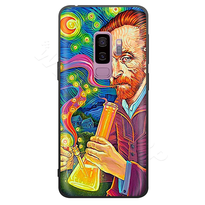 Webbedepp медведь курение сигар чехол для Samsung Галактики S7 S8 S9 S10 Edge Plus Note 10 8 9 A10 A20 A30 A40