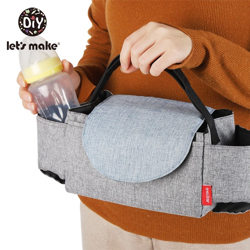 

Let'S Make 1Pc Baby Stroller Bag Storage Bag Baby Cart Hanging Bag Foldable Large Capacity Mummy Bag Infant Care Baby Products